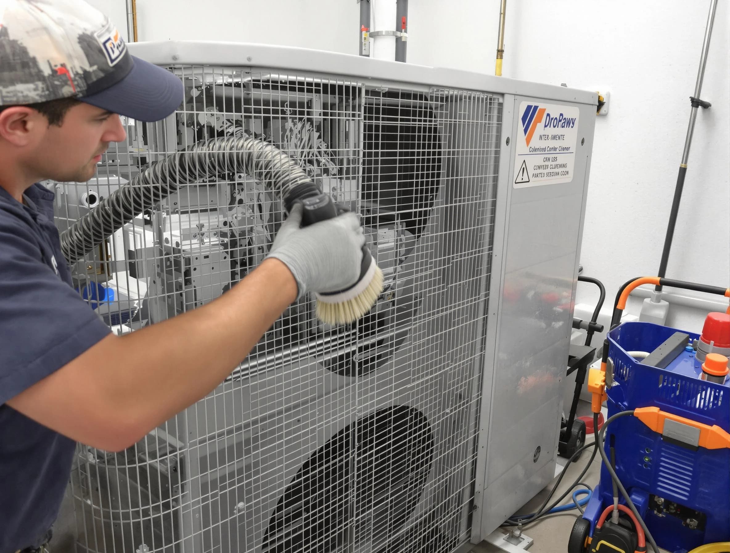 Fountain Hills Air Duct Cleaning specialist performing precision AC coil cleaning for improved system performance in Fountain Hills