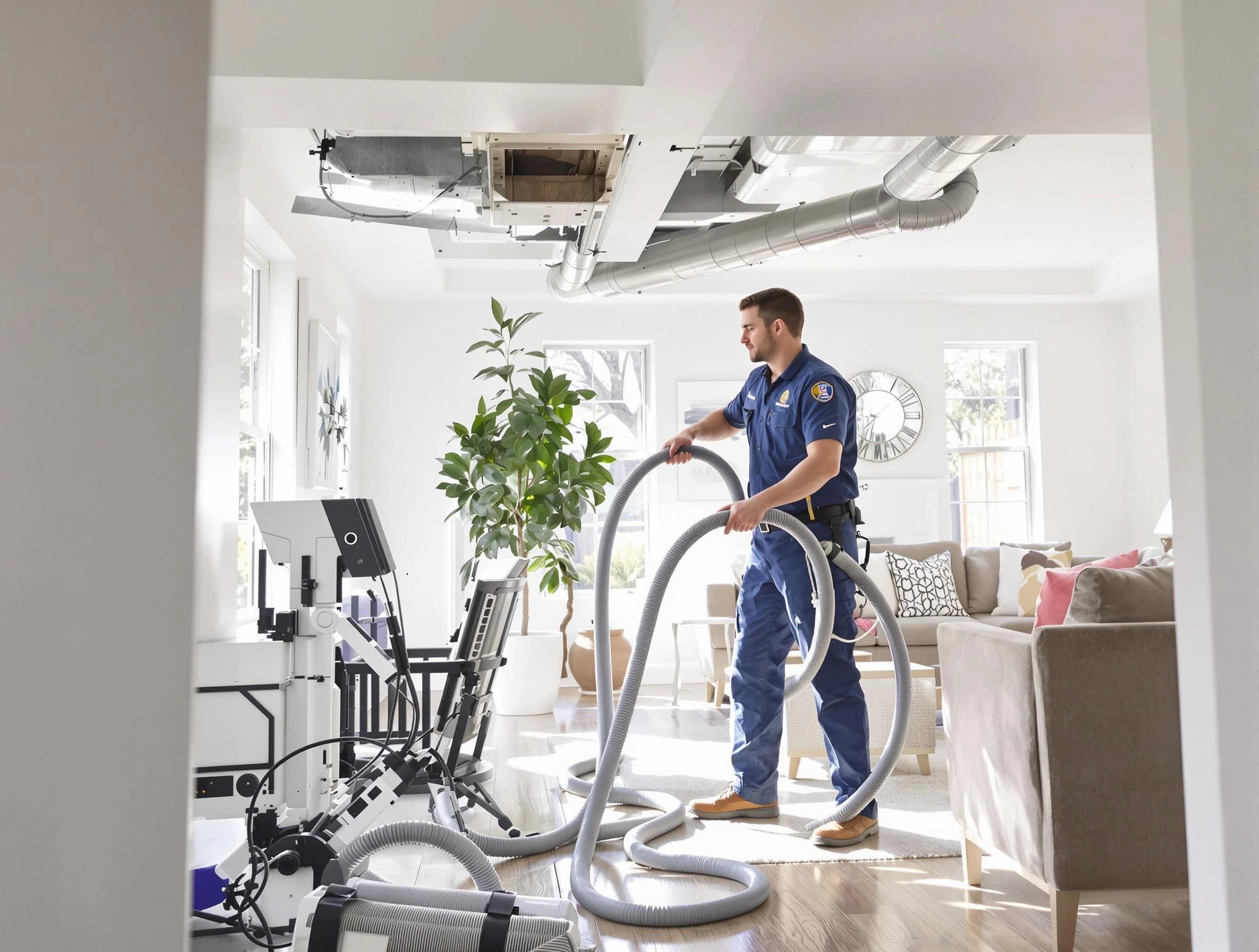 Fountain Hills Air Duct Cleaning technician performing thorough AC duct cleaning for enhanced cooling efficiency in Fountain Hills