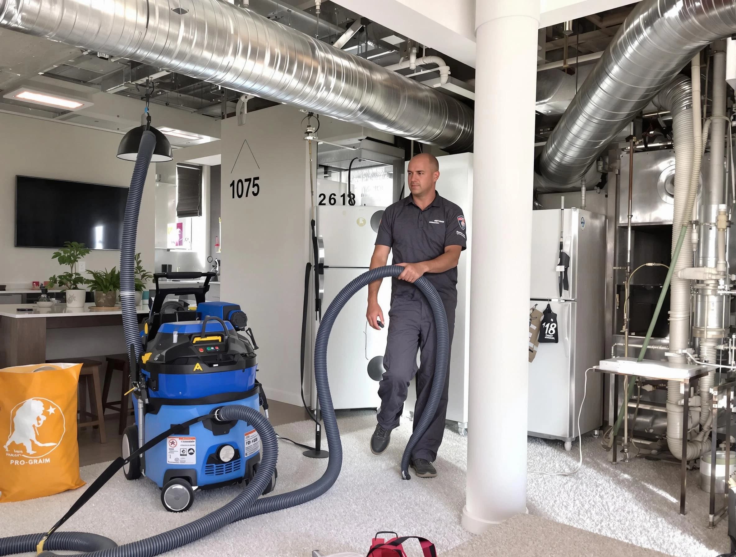 Fountain Hills Air Duct Cleaning expert performing detailed indoor duct cleaning for improved air quality in Fountain Hills
