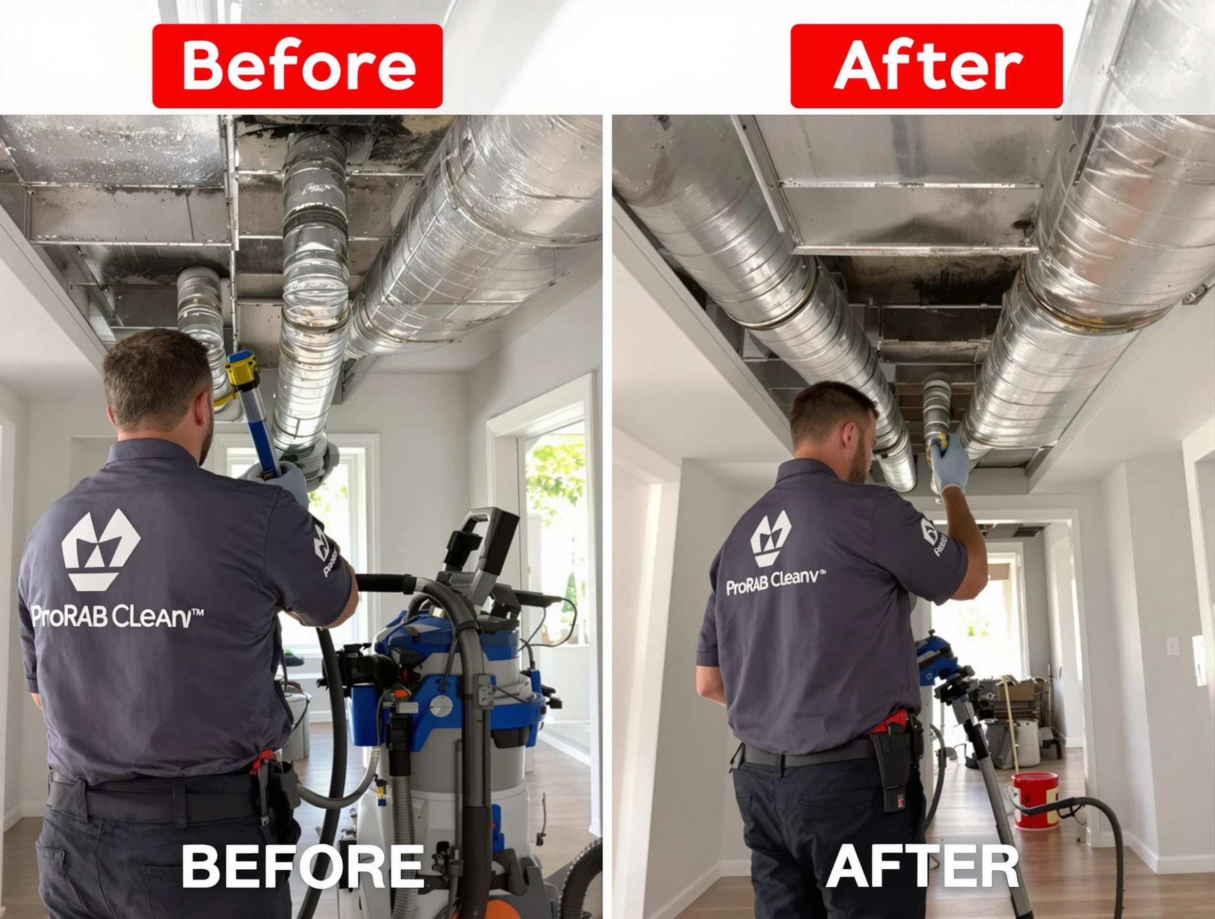 Fountain Hills Air Duct Cleaning expert performing thorough residential duct cleaning in a Fountain Hills home